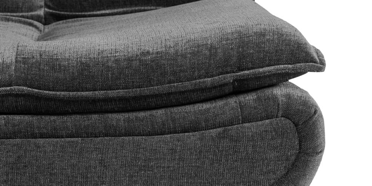 Buy Amoeba Fabric Convertible Sofa Cum Bed in Smoke Grey Colour by