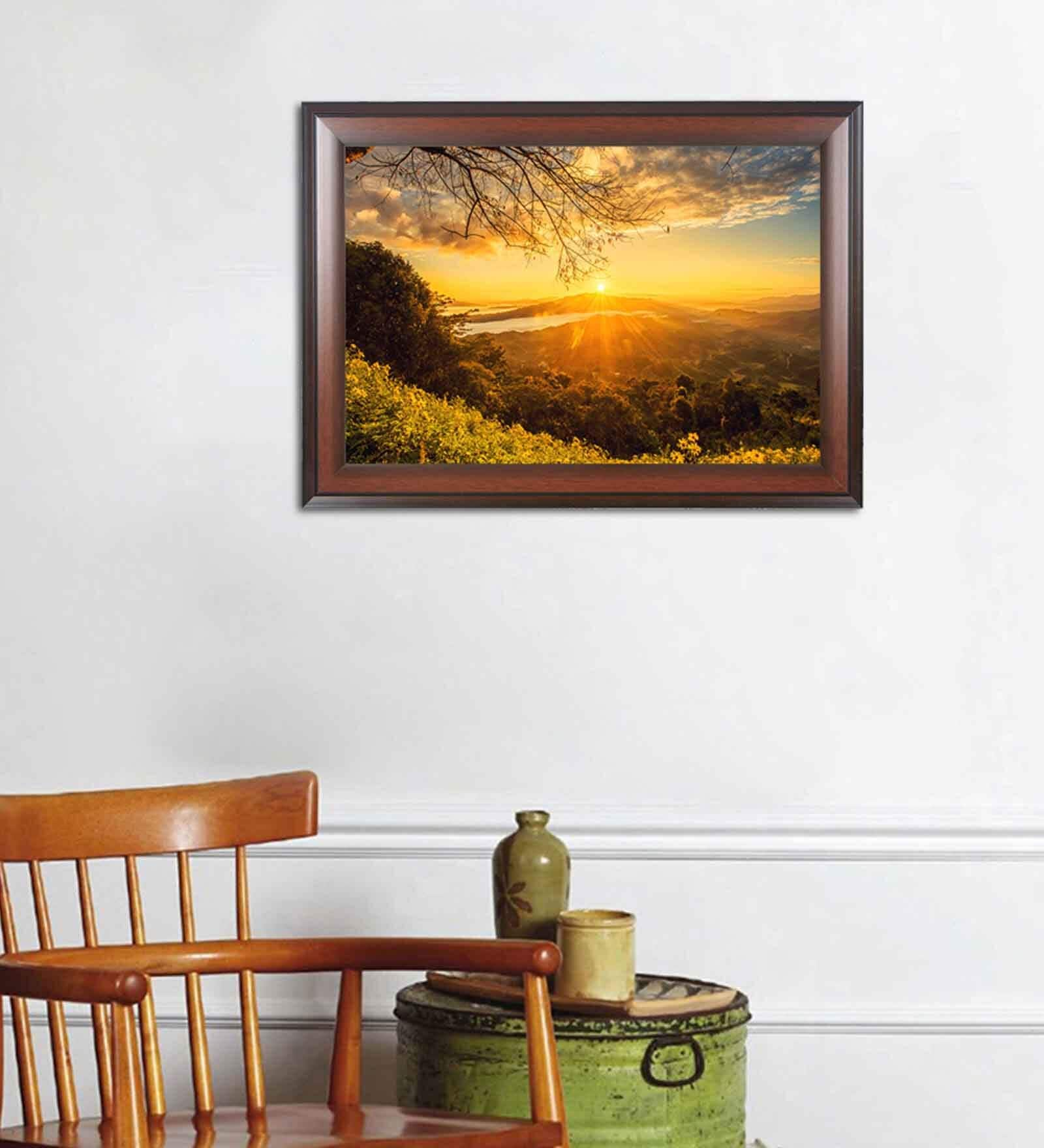 Buy Amazing Scenery Multicolour MDF Framed Wall Painting by Wens at 13% ...