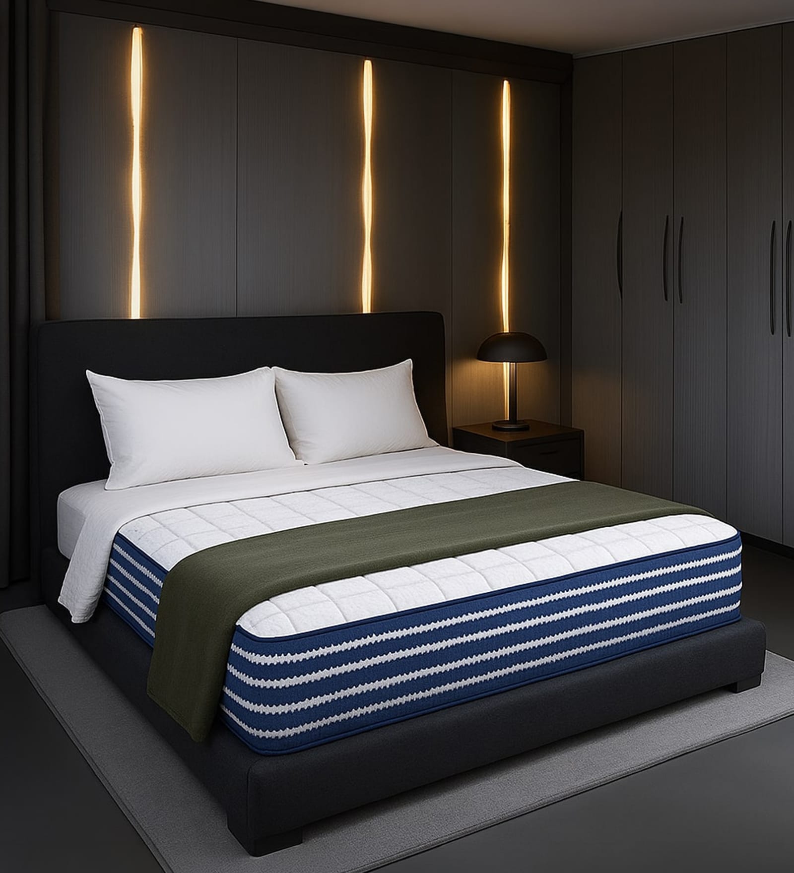 Amelia Orthopedic with SrtX  Technology 10 Inch Pocket Spring Single Size Mattress