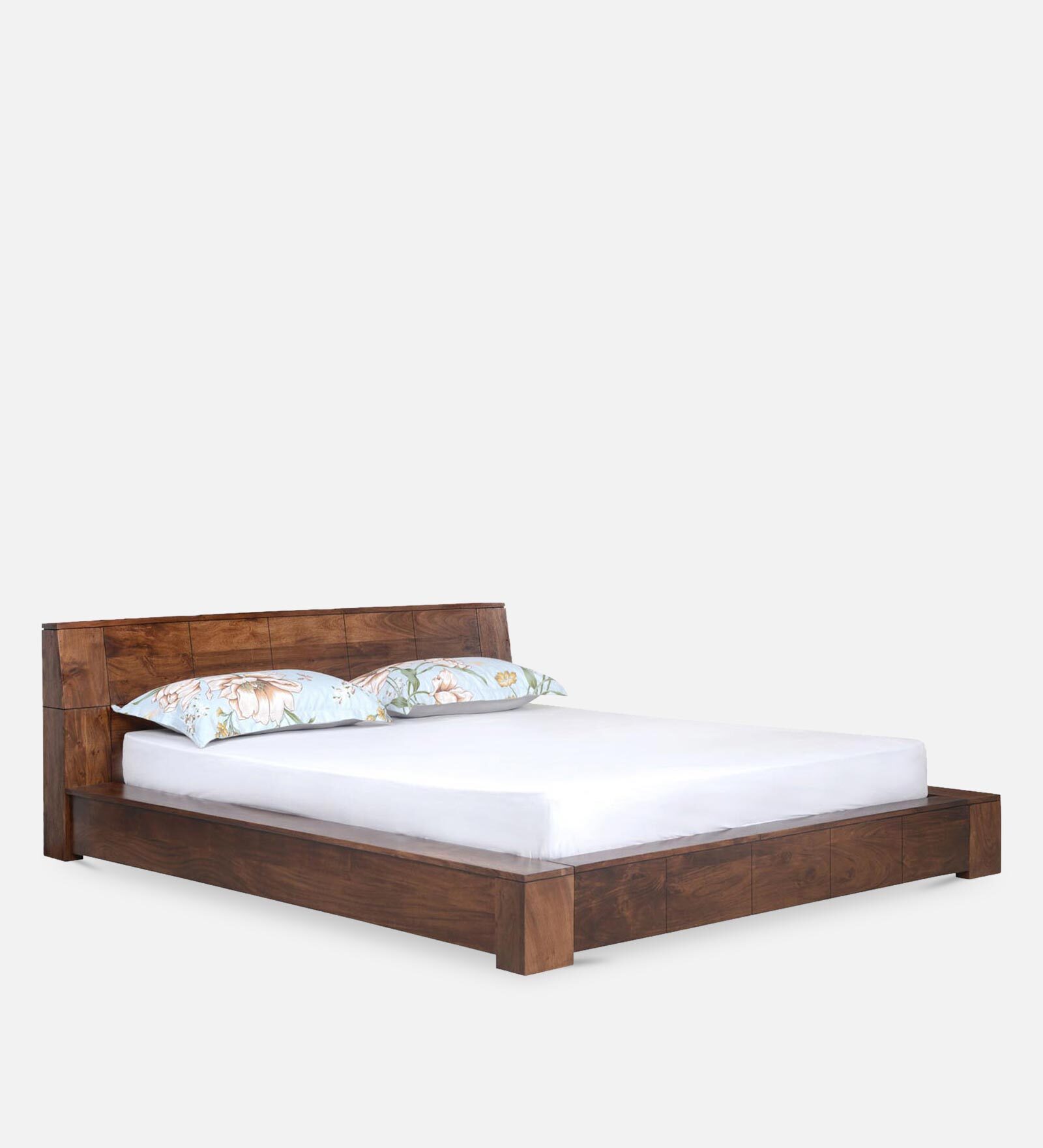 Buy Amelia Queen Size Platform Bed in Espresso Colour at 66 OFF by