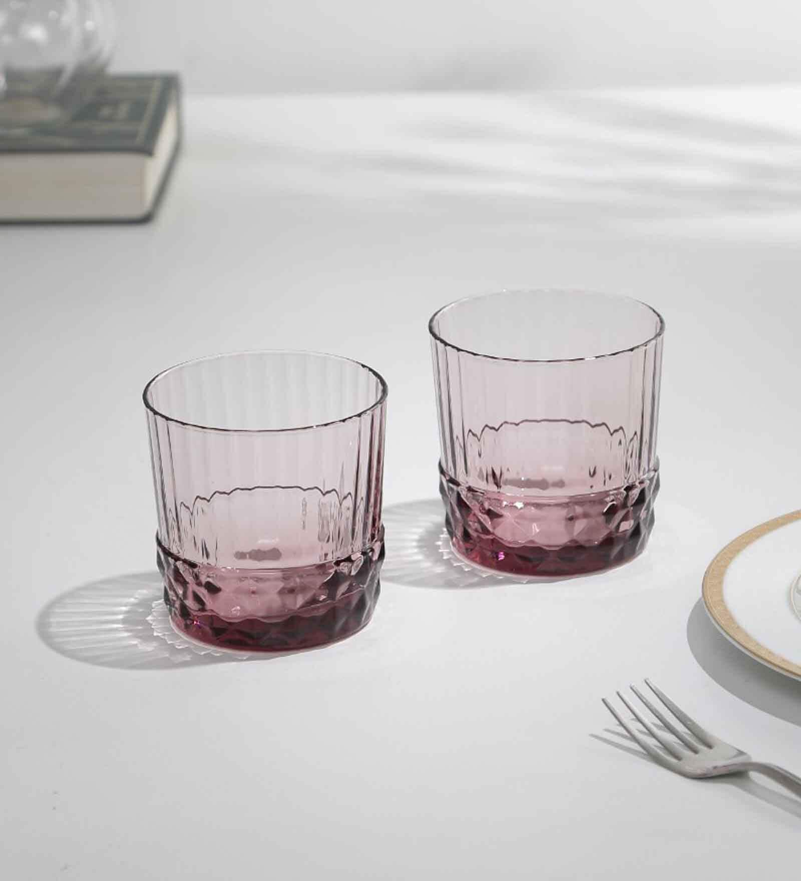 America 300ml Pink Glass (Set of 6) Everyday Glasses