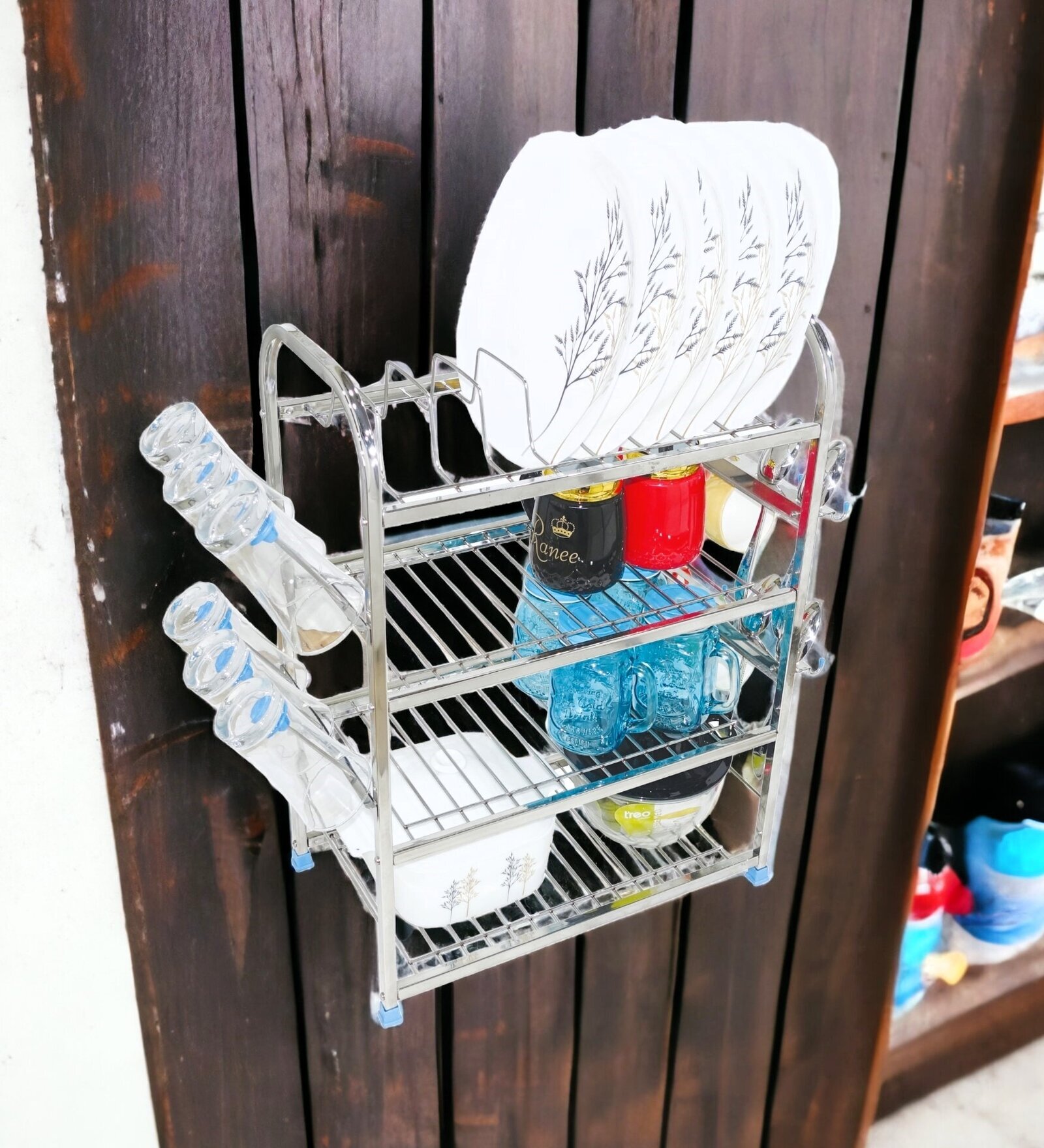 Amol Stainless Steel  Kitchen Rack