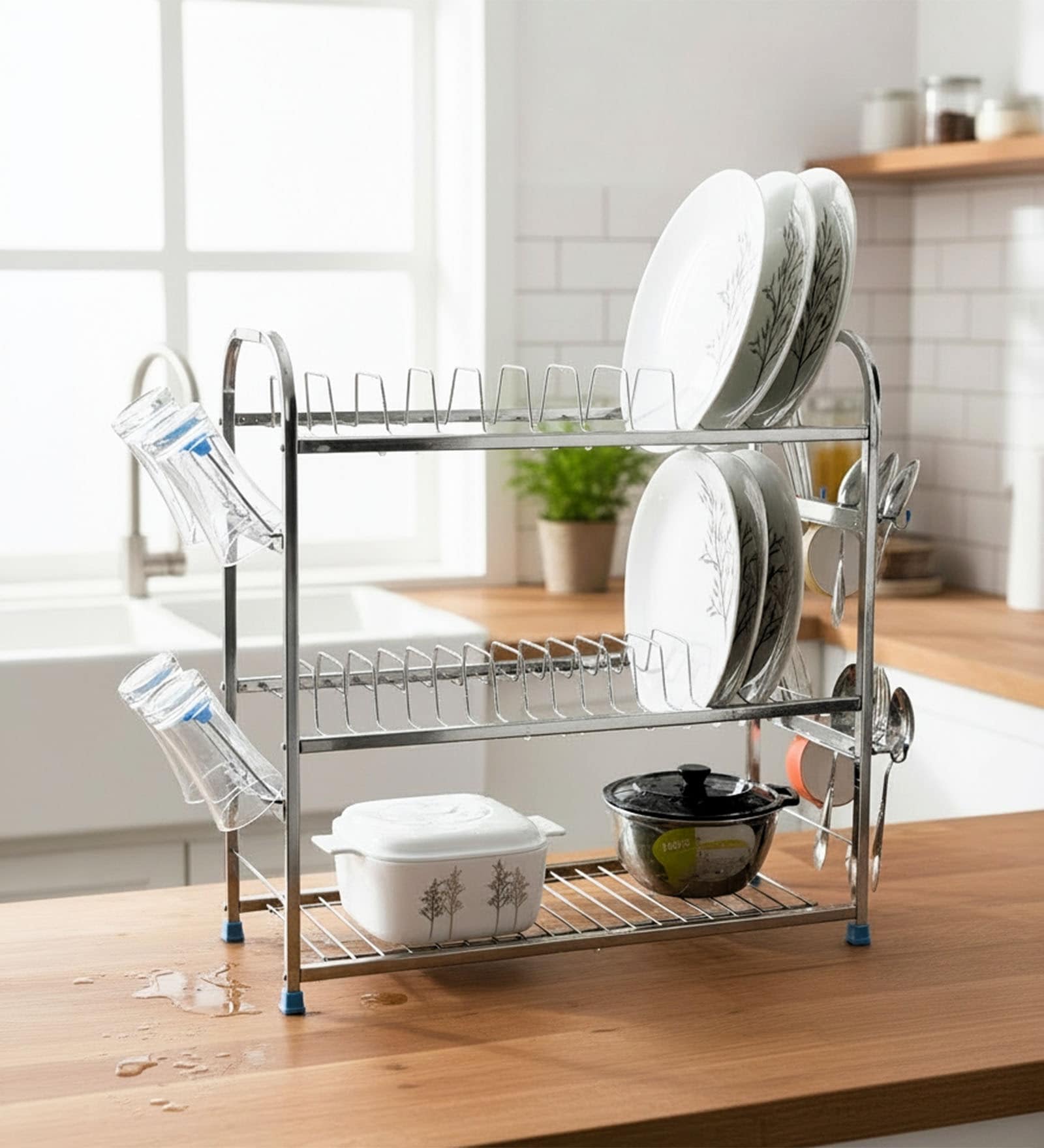 Amol Stainless Steel  Kitchen Rack