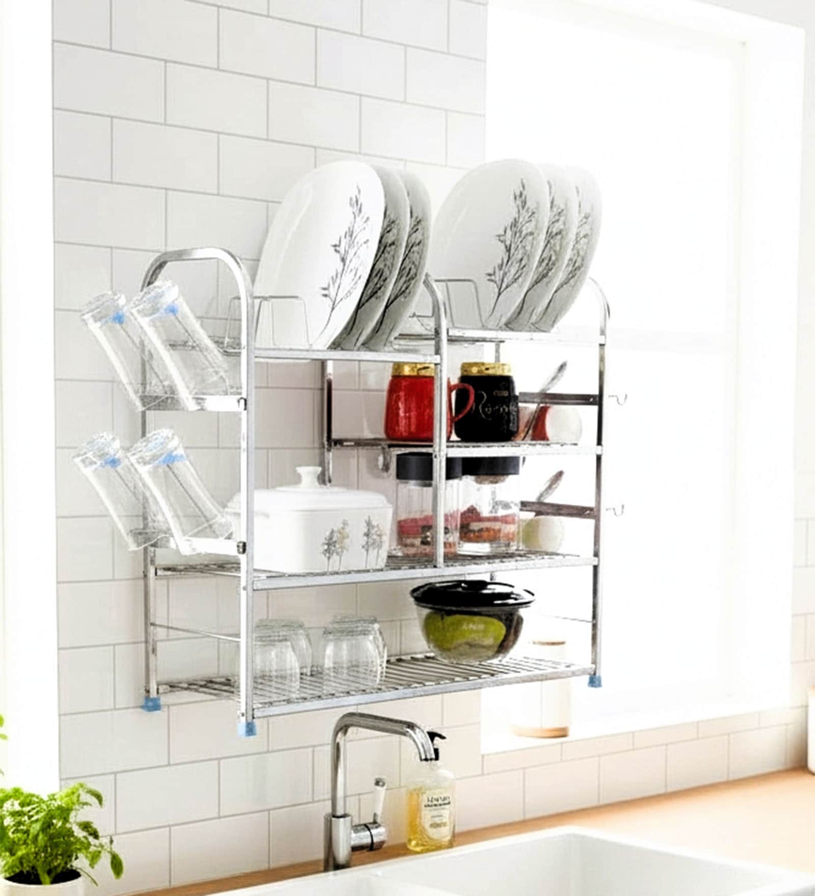 Amol Stainless Steel  Kitchen Rack