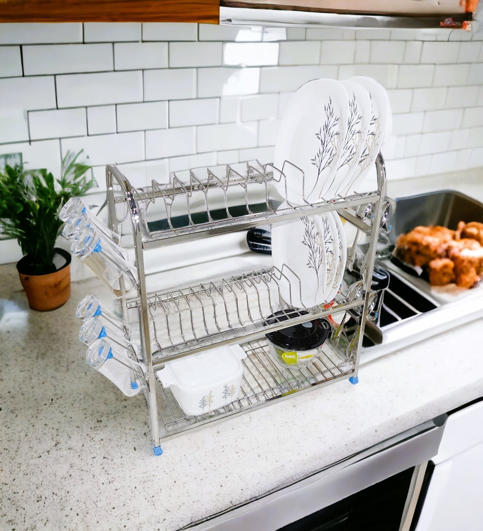 Amol Stainless Steel  Kitchen Rack