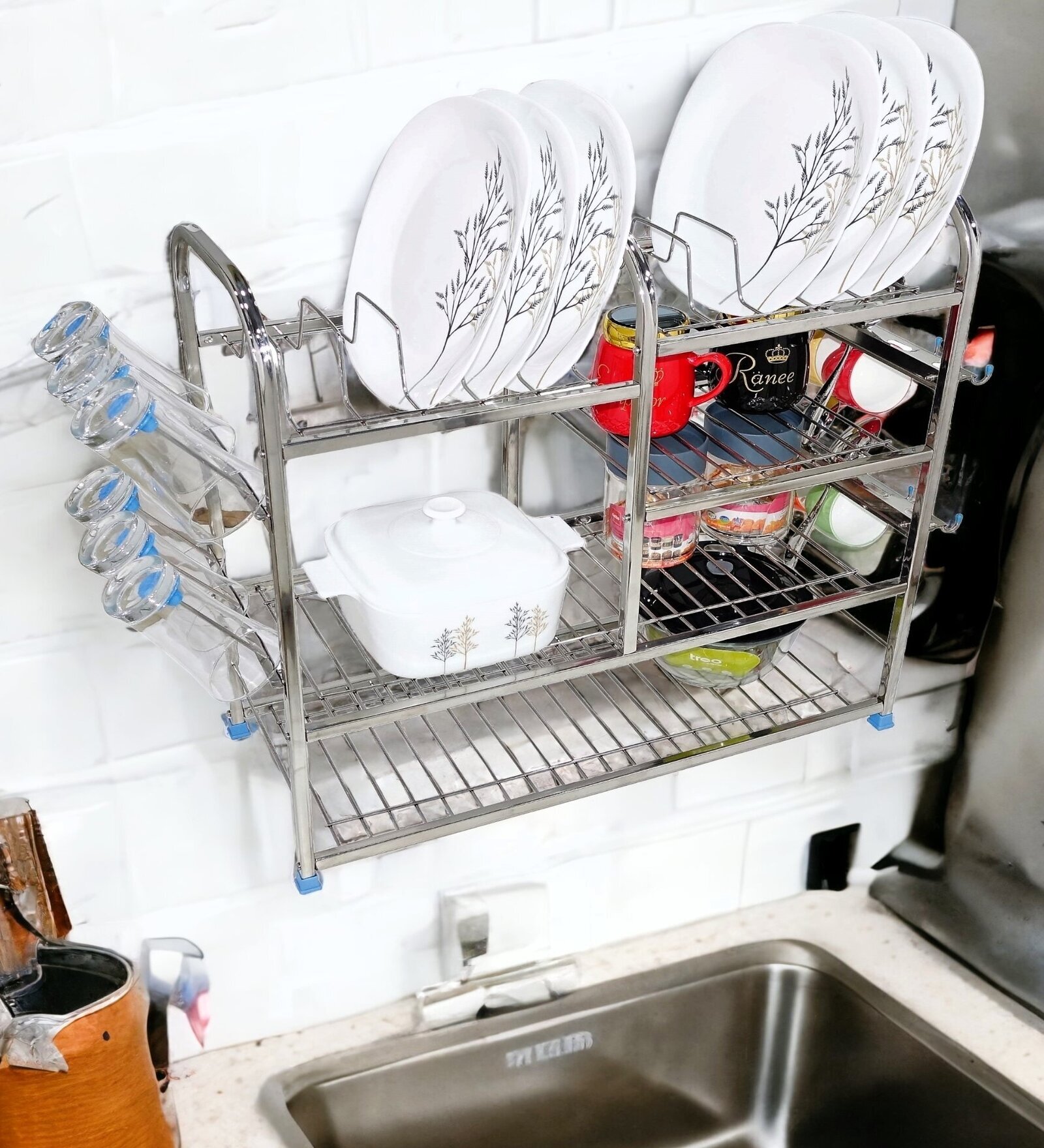 Amol Stainless Steel  Kitchen Rack