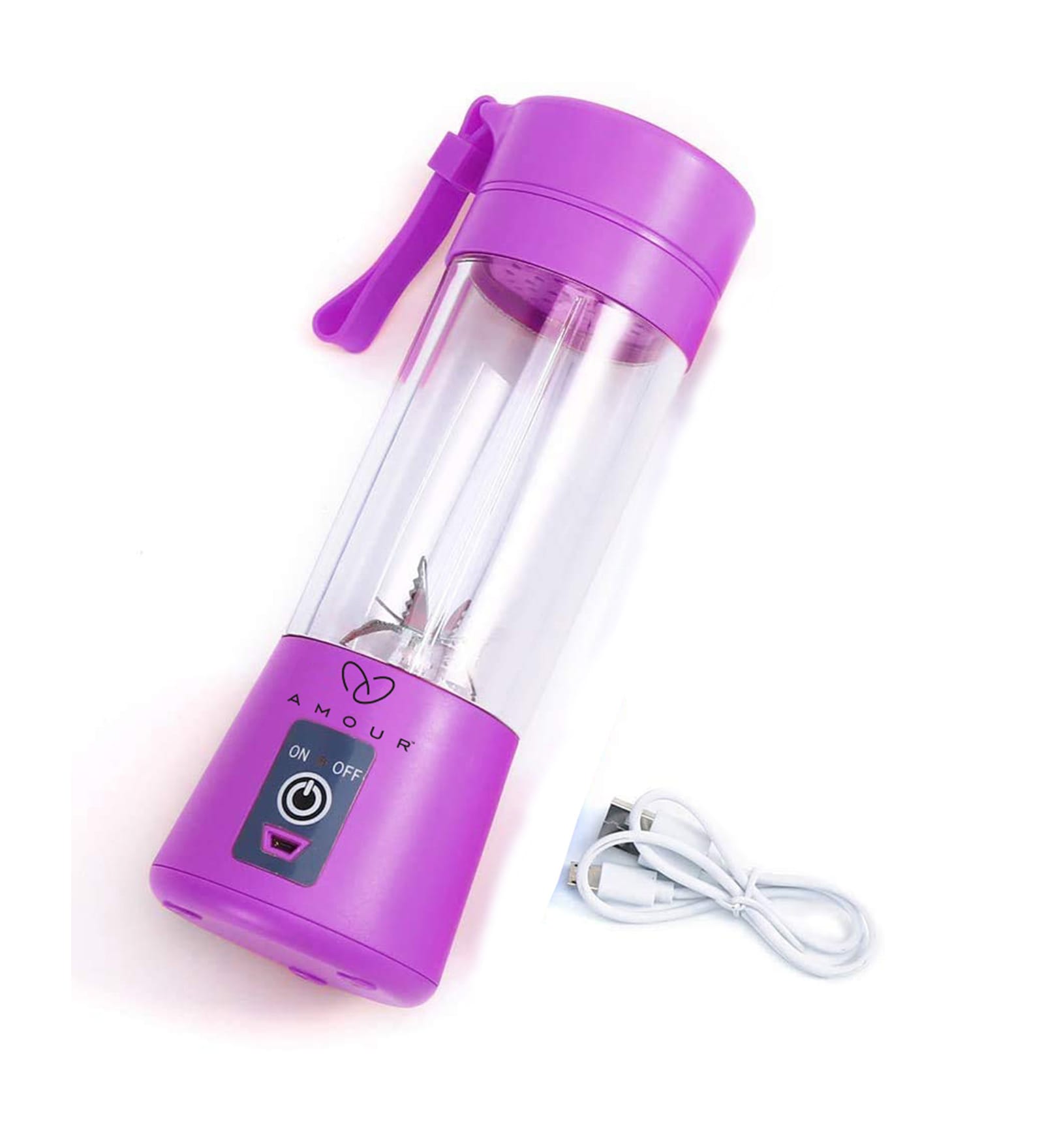 Buy Amour Portable Electric USB Juice Maker Bottle Blender with 6