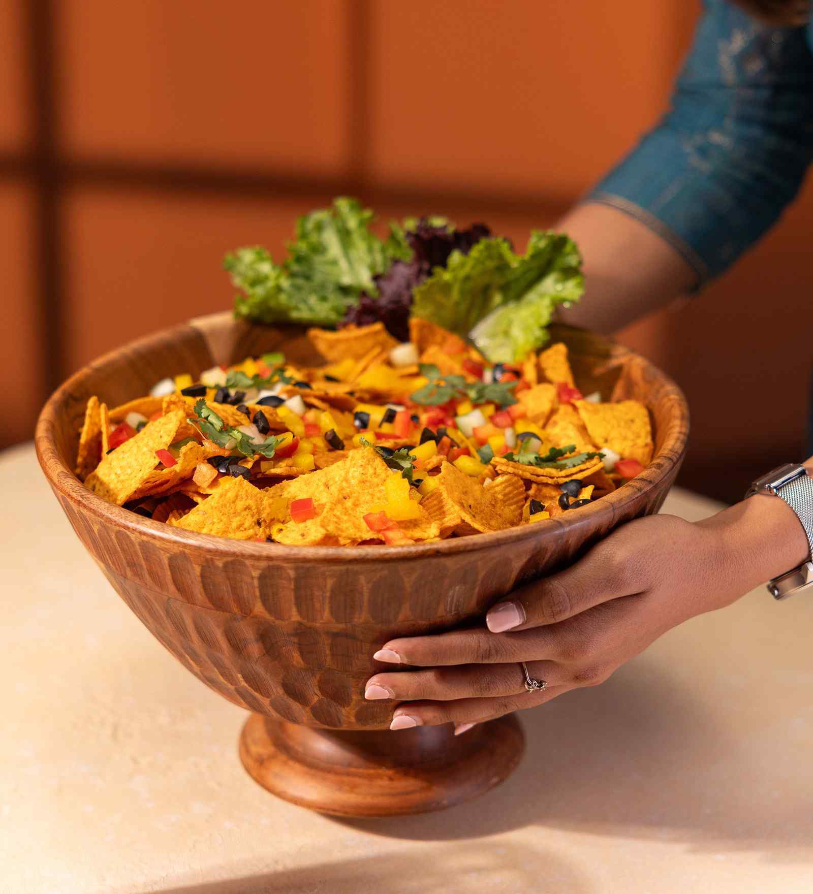 Amruth Acacia Wood Multipurpose Bowl