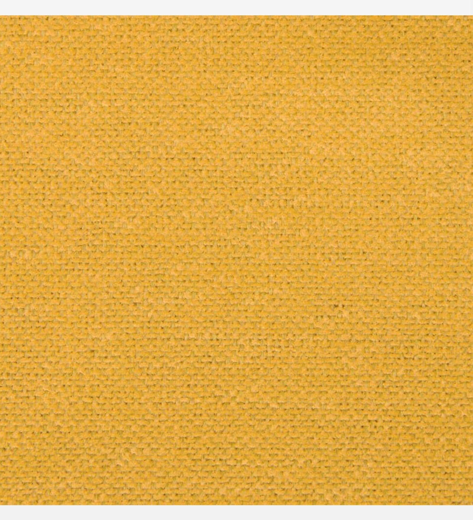 Amsterdam Chenille Fabric 1 Seater Sofa In Camel Yellow Colour