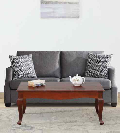 Amiens Sheesham Wood Coffee Table In Honey Oak Finish