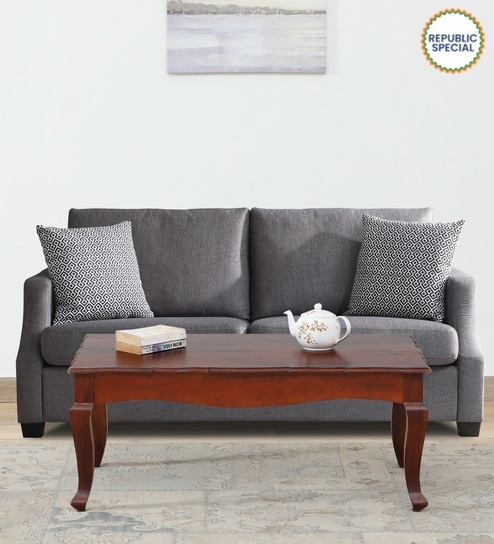 Amiens Sheesham Wood Coffee Table In Honey Oak Finish