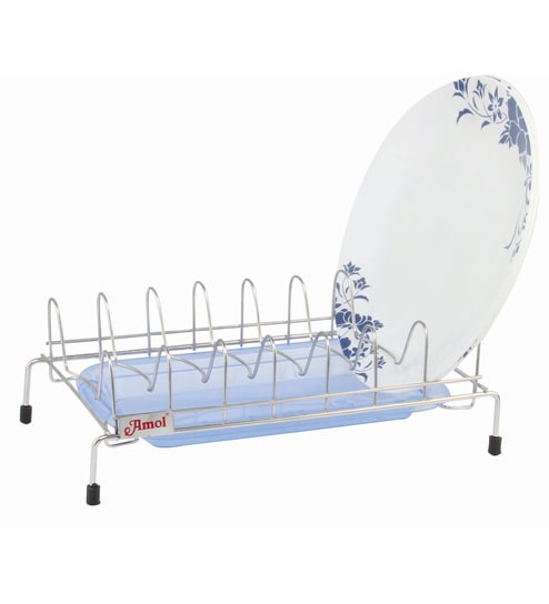 Stainless Steel 14 x 8 Inches Kitchen Racks By Amol