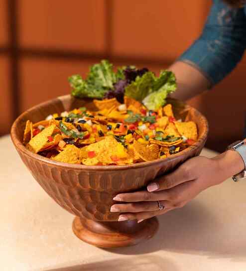 Amruth Acacia Wood Multipurpose Bowl
