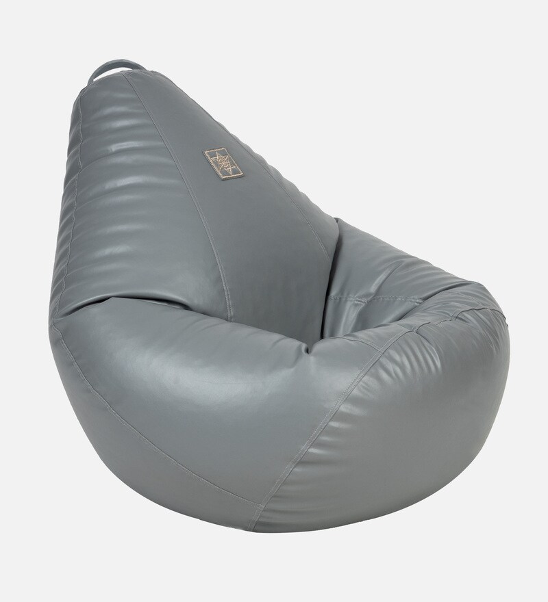 Buy Amazing XL Bean Bag with Beans in Grey Colour by Online Bean Bags with Beans