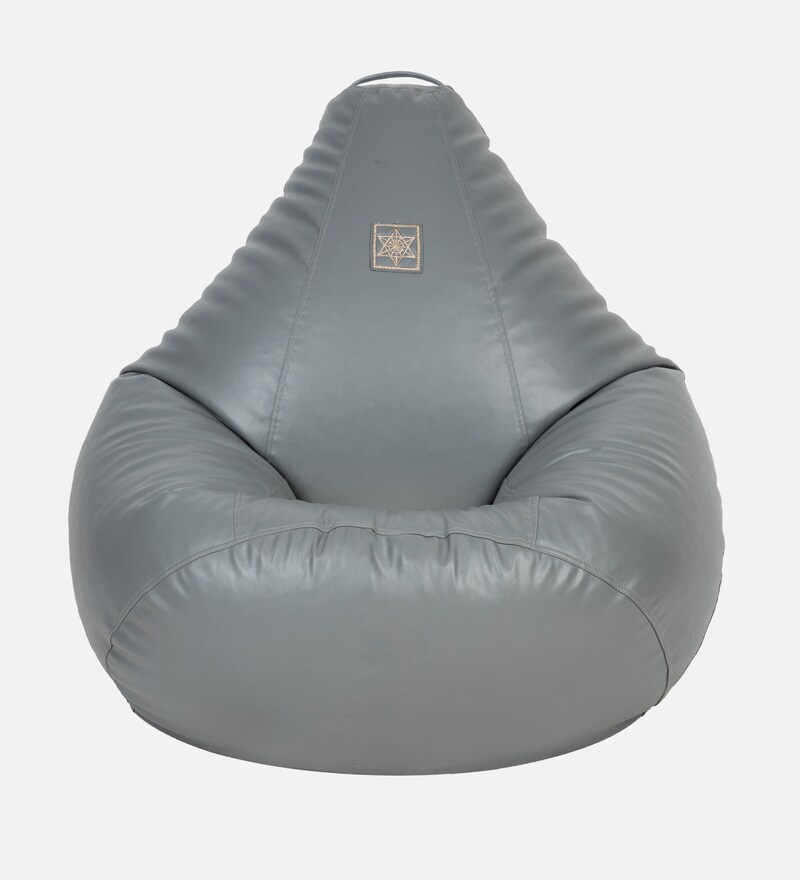 Buy Amazing XL Bean Bag with Beans in Grey Colour by Vplanet Online ...