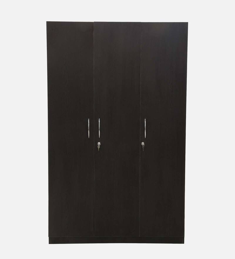 Buy Amber 3 Door Wardrobe in Wenge Finish Online 3 Door Wardrobes