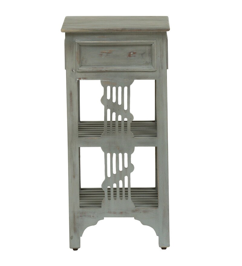 Buy Amory End Table In Rustic Grey Finish By Amberville Online