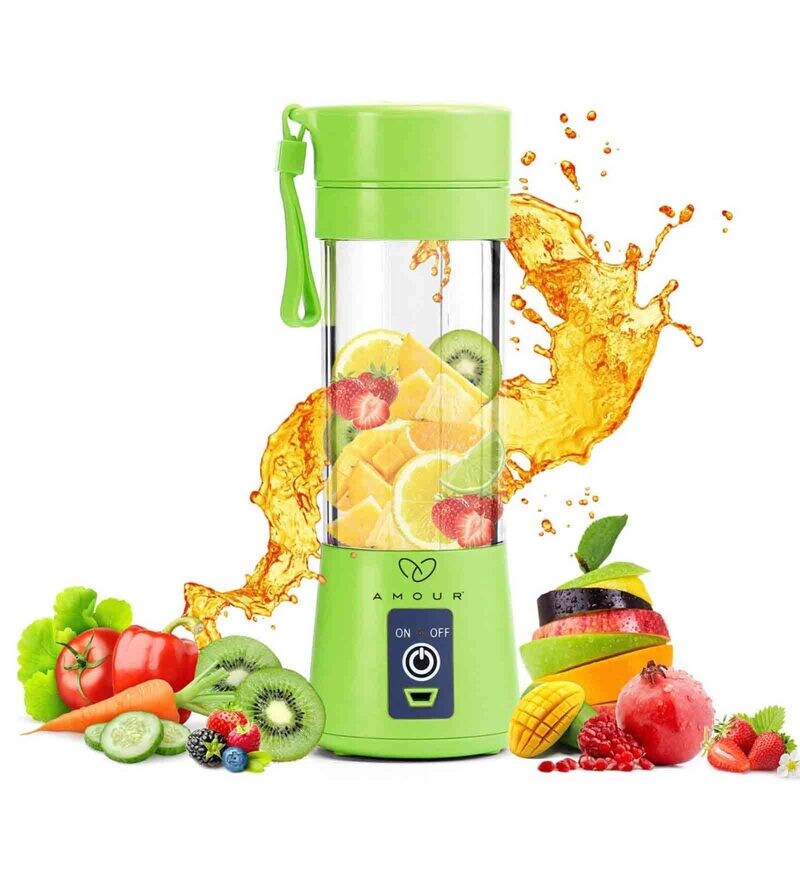 Buy Amour Portable Electric USB Juice Maker Bottle Blender with 6