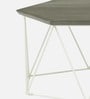 Amada Metal Hexagon Coffee Table In Grey Colour