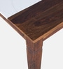 Amalfi Sheesham Wood 4 Seater Dining Table in Provincial Teak Finish