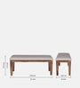 Amalfi Sheesham Wood 6 Seater Dining Set In Provincial Teak Finish With Bench