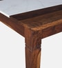 Amalfi Sheesham Wood 6 Seater Dining Table in Provincial Teak Finish