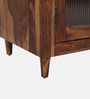 Amalfi Sheesham Wood Bar Cabinet In Provincial Teak Finish