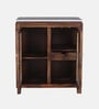 Amalfi Sheesham Wood Bar Cabinet In Provincial Teak Finish