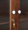 Amalfi Sheesham Wood Bar Cabinet In Provincial Teak Finish