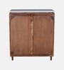 Amalfi Sheesham Wood Bar Cabinet In Provincial Teak Finish