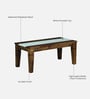Amalfi Sheesham wood Coffee table In Provincial Teak Finish