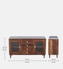 Amalfi Sheesham Wood Sideboard In Provincial Teak Finish