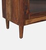 Amalfi Sheesham Wood Sideboard In Provincial Teak Finish With Porcelain Top