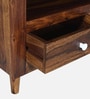 Amalfi Sheesham Wood TV Console In Provincial Teak Finish With Porcelain Top Amalfi Sheesham Wood TV Console In Provincial Teak Finish With Porcelain Top