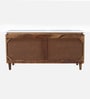 Amalfi Sheesham Wood TV Console In Provincial Teak Finish With Porcelain Top Amalfi Sheesham Wood TV Console In Provincial Teak Finish With Porcelain Top
