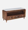 Amalfi Sheesham Wood TV Console In Provincial Teak Finish With Porcelain Top Amalfi Sheesham Wood TV Console In Provincial Teak Finish With Porcelain Top