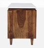 Amalfi Sheesham Wood TV Console In Provincial Teak Finish With Porcelain Top Amalfi Sheesham Wood TV Console In Provincial Teak Finish With Porcelain Top