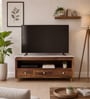 Amalfi Sheesham Wood TV Console In Provincial Teak Finish With Porcelain Top Amalfi Sheesham Wood TV Console In Provincial Teak Finish With Porcelain Top