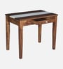 Amalfi Sheesham Wood Writing Table In Provincial Teak Finish With Porcelain Top Amalfi Sheesham Wood Writing Table In Provincial Teak Finish With Porcelain Top