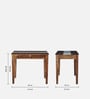 Amalfi Sheesham Wood Writing Table In Provincial Teak Finish With Porcelain Top Amalfi Sheesham Wood Writing Table In Provincial Teak Finish With Porcelain Top