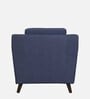 Amanda Fabric 1 Seater Sofa In Navy Blue Colour