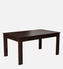 Amanda 6 Seater Dining Table In Cappuccino & Beige Finish