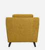 Amanda Fabric 1 Seater Sofa In Camel Yellow Colour