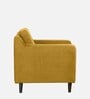 Amanda Fabric 1 Seater Sofa In Camel Yellow Colour