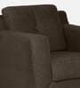 Amanda Fabric 1 Seater Sofa In Chestnut Brown Colour