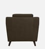 Amanda Fabric 1 Seater Sofa In Chestnut Brown Colour