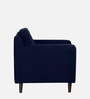 Amanda Velvet 1 Seater Sofa In Royal Blue Colour