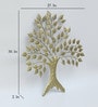 Iron Amara Gold Multicolour Floral Wall Art