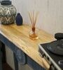 Amara Wooden Console Table In Blue Colour