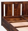 Amarillo Sheesham Wood King Size Bed In Scratch Resistant Provincial Teak Finish With Box Storage